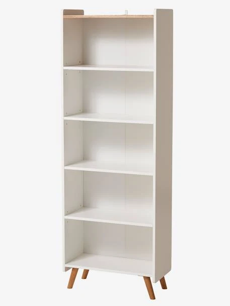 Bibliothèque LIGNE CONFETTI Blanc / Bois - Vertbaudet 2 Bibliothèque LIGNE CONFETTI Blanc / Bois - Vertbaudet – Image 2