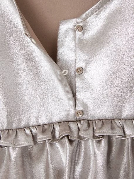 Blouse Spécial Fêtes De Grossesse Et D'allaitement Lamé Or - Vertbaudet 2 Blouse Spécial Fêtes De Grossesse Et D'allaitement Lamé Or - Vertbaudet – Image 2