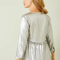 Blouse Spécial Fêtes De Grossesse Et D'allaitement Lamé Or - Vertbaudet 9 Blouse Spécial Fêtes De Grossesse Et D'allaitement Lamé Or - Vertbaudet -Vertbaudet shop blouse special fetes de grossesse et dallaitement 3