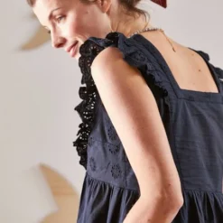 Blouse Volantée Grossesse Et Allaitement Vert - Vertbaudet -Vertbaudet shop blouse volantee grossesse et allaitement 3