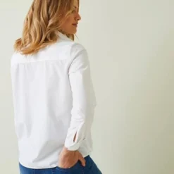 Chemisier De Grossesse Et D'allaitement En Popeline Blanc - Vertbaudet 8 Chemisier De Grossesse Et D'allaitement En Popeline Blanc - Vertbaudet -Vertbaudet shop chemisier de grossesse et dallaitement en popeline 2