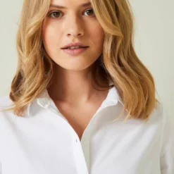 Chemisier De Grossesse Et D'allaitement En Popeline Blanc - Vertbaudet 9 Chemisier De Grossesse Et D'allaitement En Popeline Blanc - Vertbaudet -Vertbaudet shop chemisier de grossesse et dallaitement en popeline 3