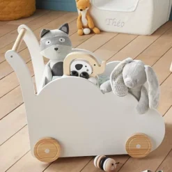 Coffre à Roulettes Nuage Vert - Vertbaudet -Vertbaudet shop coffre a roulettes nuage 3