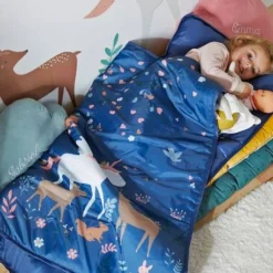 Cosy Wrap En Polyester Avec Oreiller Intégré FORET ENCHANTEE Bleu - Vertbaudet -Vertbaudet shop cosy wrap en polyester avec oreiller integre foret enchantee 3