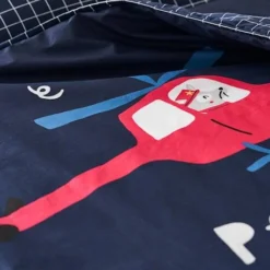 Couchage De Sieste Maternelle MINILI POMPIER Personnalisable Marine - Vertbaudet -Vertbaudet shop couchage de sieste maternelle minili pompier personnalisable 2