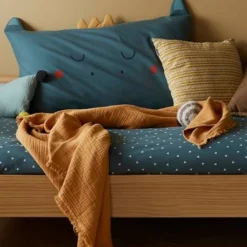 Couverture En Gaze De Coton Bio Caramel - Vertbaudet -Vertbaudet shop couverture en gaze de coton bio 2