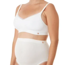 Culotte Haute De Grossesse Sans Couture Organic CACHE COEUR Rose - Cache Coeur