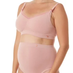 Culotte Haute De Grossesse Sans Couture Organic CACHE COEUR Rose - Cache Coeur -Vertbaudet shop culotte haute de grossesse sans couture organic cache coeur 4