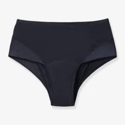 Culotte Menstruelle Taille Haute Montana HERLOOP (flux Modéré/abondant) Noir - Herloop
