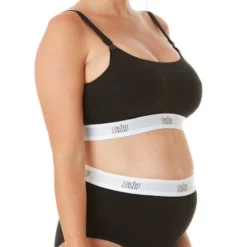 Culotte Taille Haute Bodyguard Post Partum CACHE CŒUR & CURVE Noir - Cache Coeur