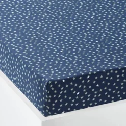 Drap-housse Enfant DREAM BIG Marine/étoiles - Vertbaudet