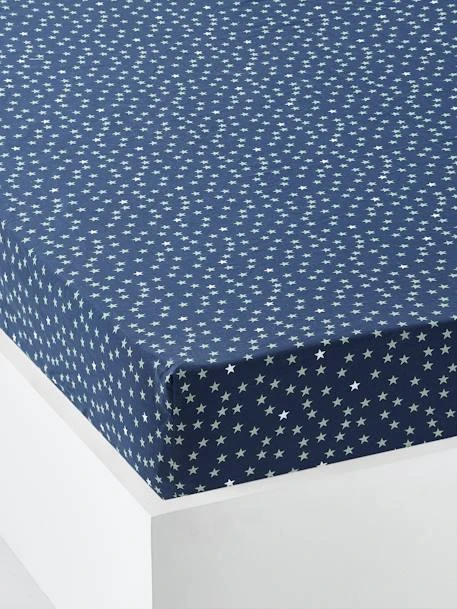 Drap-housse Enfant DREAM BIG Marine/étoiles - Vertbaudet 1 Drap-housse Enfant DREAM BIG Marine/étoiles - Vertbaudet