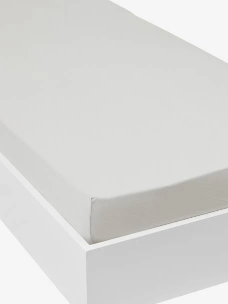 Drap-housse Enfant En Jersey Extensible Uni Couleur Gris - Vertbaudet 2 Drap-housse Enfant En Jersey Extensible Uni Couleur Gris - Vertbaudet – Image 2