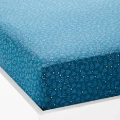 Drap-housse Enfant FORET ENCHANTEE Bleu - Vertbaudet