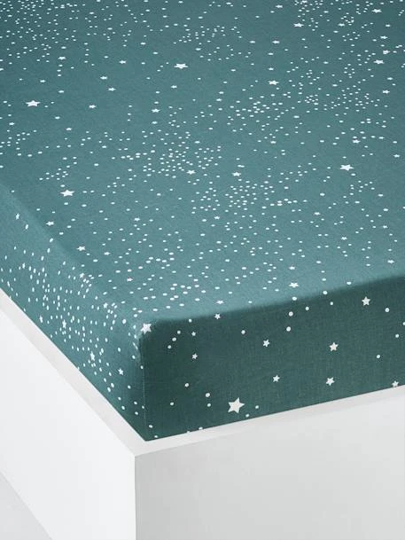 Drap-housse Enfant GRAPHIC DINO Vert - Vertbaudet 1 Drap-housse Enfant GRAPHIC DINO Vert - Vertbaudet