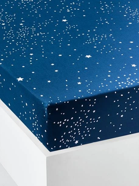 Drap-housse Enfant OURS POLAIRE Bleu Foncé - Vertbaudet 1 Drap-housse Enfant OURS POLAIRE Bleu Foncé - Vertbaudet