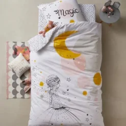 Drap-housse Enfant PRINCESSE & PETITS POIS Blanc Imprimé - Vertbaudet 5 Drap-housse Enfant PRINCESSE & PETITS POIS Blanc Imprimé - Vertbaudet -Vertbaudet shop drap housse enfant princesse petits pois 2