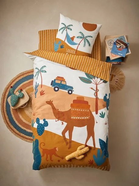 Drap-housse Enfant WILD SAHARA Camel - Vertbaudet 2 Drap-housse Enfant WILD SAHARA Camel - Vertbaudet – Image 2