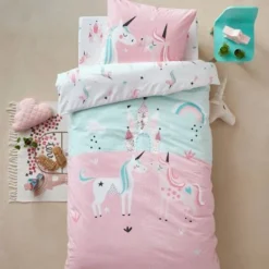 Drap-housse Fille LICORNES MAGIQUES Blanc Imprimé - Vertbaudet 5 Drap-housse Fille LICORNES MAGIQUES Blanc Imprimé - Vertbaudet -Vertbaudet shop drap housse fille licornes magiques 2