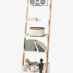 Etagère échelle LIGNE ARCHITEKT Blanc/bois - Vertbaudet