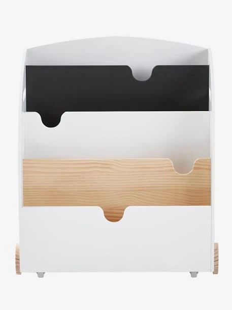 Etagère Pour Livres à Roulettes LIGNE SCHOOL Rose - Vertbaudet 3 Etagère Pour Livres à Roulettes LIGNE SCHOOL Rose - Vertbaudet – Image 3