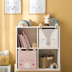 Lot De 2 Bacs De Rangement Magic Licorne Rose + Blanc - Vertbaudet -Vertbaudet shop lot de 2 bacs de rangement magic licorne 3