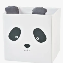Lot De 2 Bacs En Tissu Panda Koala Beige - Vertbaudet -Vertbaudet shop lot de 2 bacs en tissu panda koala 2
