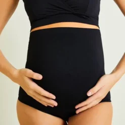 Lot De 2 Culottes De Grossesse Taille Haute Noir (lot De 2) - Vertbaudet