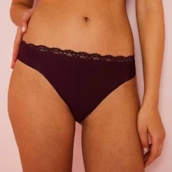 Vertbaudet shop 8 Lot De 2 Shorties Bordeaux - Vertbaudet