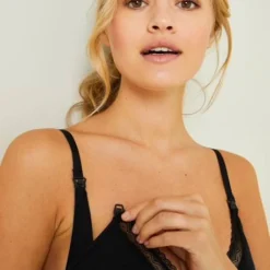 Lot De 2 Soutiens-gorge D'allaitement Dentelle Lot Noir + Blanc Dentelle - Vertbaudet -Vertbaudet shop lot de 2 soutiens gorge dallaitement dentelle 4