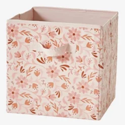 Lot De 3 Bacs De Rangement FLEURETTES Rose - Vertbaudet -Vertbaudet shop lot de 3 bacs de rangement fleurettes 2