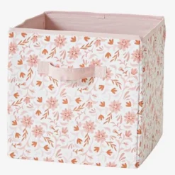 Lot De 3 Bacs De Rangement FLEURETTES Rose - Vertbaudet -Vertbaudet shop lot de 3 bacs de rangement fleurettes 3