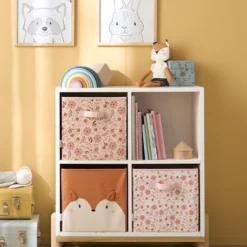 Lot De 3 Bacs De Rangement FLEURETTES Rose - Vertbaudet -Vertbaudet shop lot de 3 bacs de rangement fleurettes 5