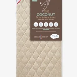 Matelas Coco Nut Déhoussable 60x120 Cm P'TIT LIT Blanc - P'tit Lit