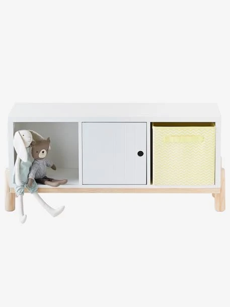 Meuble 3 Cases Blanc - Vertbaudet 3 Meuble 3 Cases Blanc - Vertbaudet – Image 3