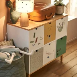 Meuble 6 Bacs Jungle Blanc - Vertbaudet -Vertbaudet shop meuble 6 bacs jungle 3