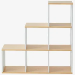 Meuble 6 Cases Blanc / Bois - Vertbaudet -Vertbaudet shop meuble 6 cases 2