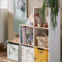 Meuble 6 Cases Blanc / Bois - Vertbaudet -Vertbaudet shop meuble 6 cases 3