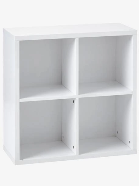 Meuble De Rangement 4 Cases Blanc - Vertbaudet 3 Meuble De Rangement 4 Cases Blanc - Vertbaudet – Image 3