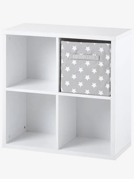 Meuble De Rangement 4 Cases Blanc - Vertbaudet 1 Meuble De Rangement 4 Cases Blanc - Vertbaudet