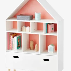Meuble De Rangement 9 Cases Maison Blanc/bleu - Vertbaudet 9 Meuble De Rangement 9 Cases Maison Blanc/bleu - Vertbaudet -Vertbaudet shop meuble de rangement 9 cases maison 3
