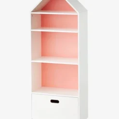 Meuble De Rangement "maison" 5 Cases Blanc - Vertbaudet -Vertbaudet shop meuble de rangement maison 5 cases 2