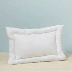 Oreiller Plat Thermorégulateur Traité Passerelle® Blanc - Vertbaudet -Vertbaudet shop oreiller plat thermoregulateur traite passerelle 3