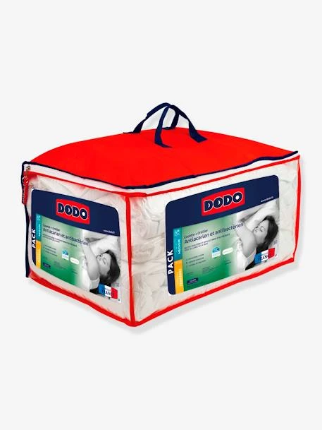 Pack Couette Tempérée + Oreiller Moelleux Coton Antiacarien Et Antibactérien DODO Blanc - Dodo 1 Pack Couette Tempérée + Oreiller Moelleux Coton Antiacarien Et Antibactérien DODO Blanc - Dodo