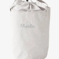 Panier Ă Linge Personnalisable Gris - Vertbaudet