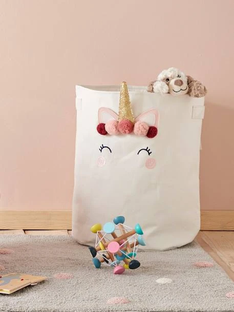 Panier De Rangement XL Licorne Ivoire - Vertbaudet 3 Panier De Rangement XL Licorne Ivoire - Vertbaudet – Image 3