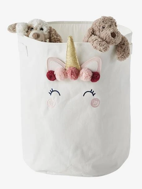 Panier De Rangement XL Licorne Ivoire - Vertbaudet 1 Panier De Rangement XL Licorne Ivoire - Vertbaudet