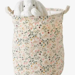Panier Matelassé FLEURETTES Imprimé Fleuri - Vertbaudet