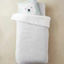 Parure Enfant Housse De Couette + Taie D'oreiller ALPIN Bleu - Vertbaudet -Vertbaudet shop parure enfant housse de couette taie doreiller alpin 3