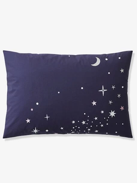 Parure Housse De Couette + Taie D'oreiller Avec Détails Phosphorescents MISS CONSTELLATION Marine / Parme - Vertbaudet 5 Parure Housse De Couette + Taie D'oreiller Avec Détails Phosphorescents MISS CONSTELLATION Marine / Parme - Vertbaudet – Image 5